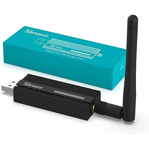 Limited offer: SONOFF Universal Zigbee 3.0 USB Dongle Plus Gateway with Antenna for Home Assistant, IoBroker, Zigbee2MQTT from 29.99 EUR to 26.09 EUR (save 13%)