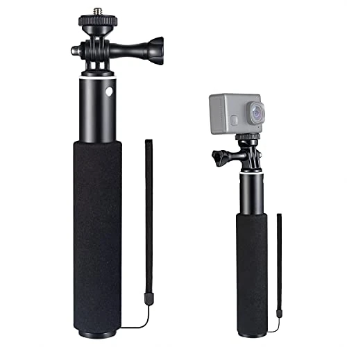 Offerta a tempo: WOLFANG GB2100 Selfie Pole, asta per selfie, accessorio per action cam, libertà di espansione e contrazione, in lega di alluminio - 47% da 16.94 € a 9.00 €