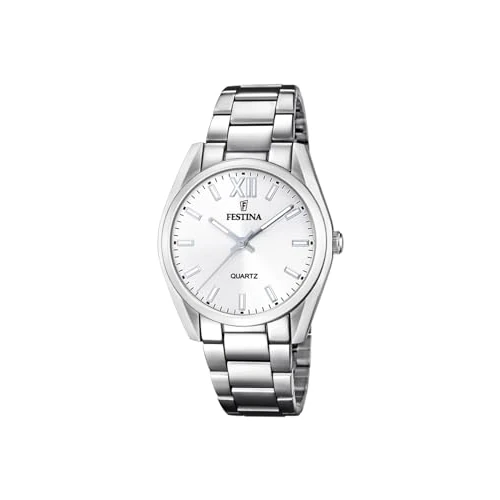 Oferta limitada: Festina Reloj Mujer Analógico de Acero Inoxidable 316l Plateado de 89.00 € a 84.99 € (ahorro 5%)