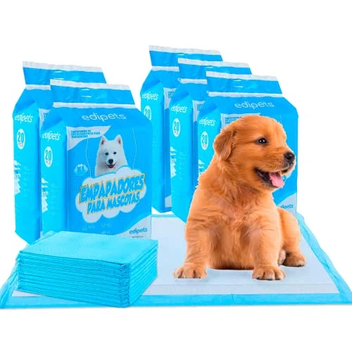 EDIESI, Puppy Training Pads, 45x60, Zindelijkheidsmatjes, voor Huisdieren, Absorberende, hygiënische wegwerpmatten (100 stuks)