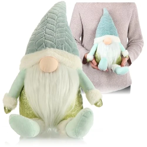 Oferta limitada: com-four® Gnomo navideño Premium en XL - Decoración navideña - Figura de Invierno como Soporte Decorativo - Lindo Duende como decoración de la habitación - Enano con Sombrero Puntiagudo de 9.59 EUR a 9.59 EUR (ahorro 0%)