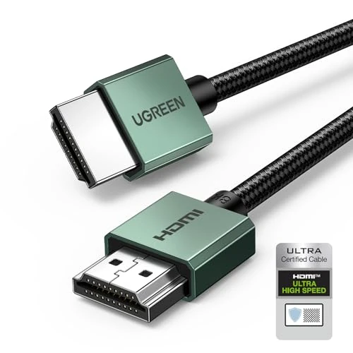 Limited-time offer: UGREEN HDMI 2.1 Cable Certified 10K 8K 4K 1440P 240/165/144/120Hz eARC Dolby Atmos Vision HDR 48Gbps Ultra High Speed HDCP 2.3 Compatible with PS5/4 Xbox Series X/S Laptop TV Soundbar Game Monitor(2M) from 12.99 GBP to 12.99 GBP (save 0%)