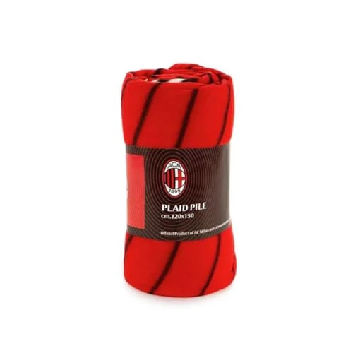 Plaid Fleece Milan Soft Blanket 120 x 150 cm Red Official Product