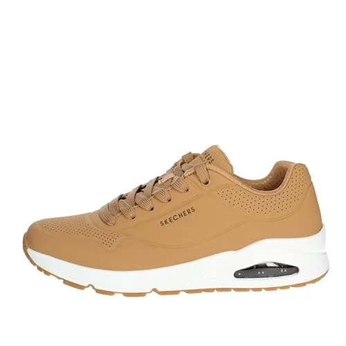 Skechers Uno Stand On Air, Scarpe da ginnastica Uomo, Tan Durabuck Trim, 48.5 EU