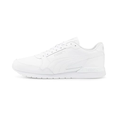 PUMA Unisex St Runner V3 L Scarpe da ginnastica, Puma White Puma White Gray Violet, 46 EU