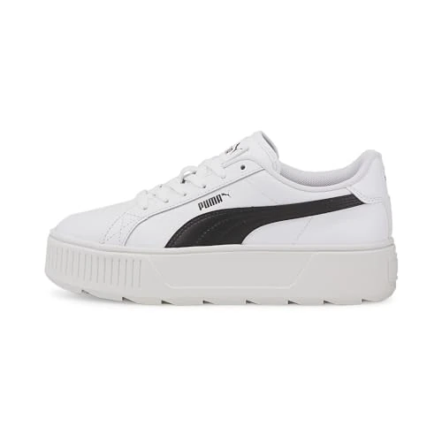 Offerta a tempo: PUMA Women Karmen L Scarpe da ginnastica, Puma White Puma Black, 42.5 EU - 44% da 74.95 € a 41.94 €