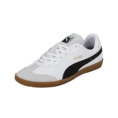 PUMA Buty piłkarskie uniseks King 21 It, Puma Biała PUMA czarna guma, 36 EU