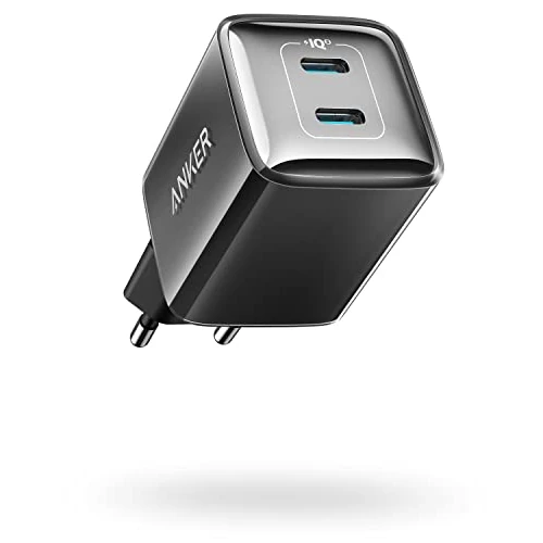 Tijdelijke aanbieding: Anker Anker Nano Pro, 521 oplader, compacte 40 W PIQ 3.0 dual-port USB-C voeding, compatibel met iPhone 15/14/13/12-serie, iPad Mini, MacBook Air en meer, Black Ice van 39.99 € naar 31.52 € (21% korting)