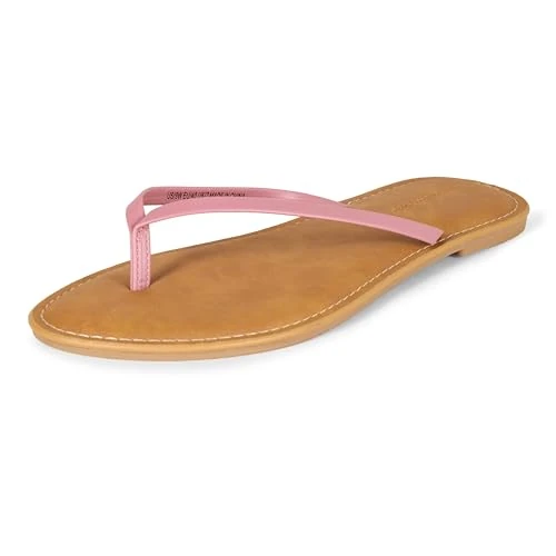 Offerta a tempo: Amazon Essentials Sandali Infradito Donna, Rosato Opaco, 44.5 EU - 0.00% da 10.74 € a 10.74 €