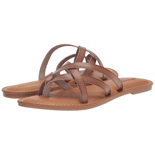 Amazon Essentials Sandalo Slide Basso con Cinturino Donna, Marrone Cenere, 47 EU