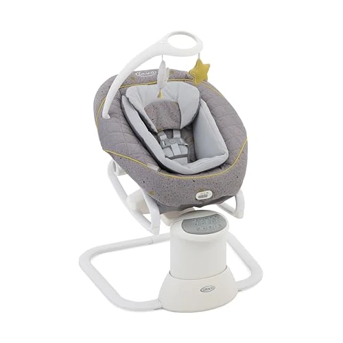 Oferta limitada: Graco All Ways Soother - Mecedora y sillita portátil para bebés 2 en 1, de recién nacidos a 9 meses aproximadamente (0-9 kg), con vibración y velocidad de balanceo ajustable, diseño de estrellas de 154.99 EUR a 154.99 EUR (ahorro 0%)