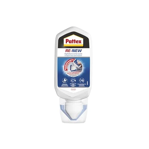Offerta a tempo: Pattex RE-NEW Bianco, Sigillante bagno e cucina per rinnovo fughe — 22% da 10,30 € a 7,99 €
