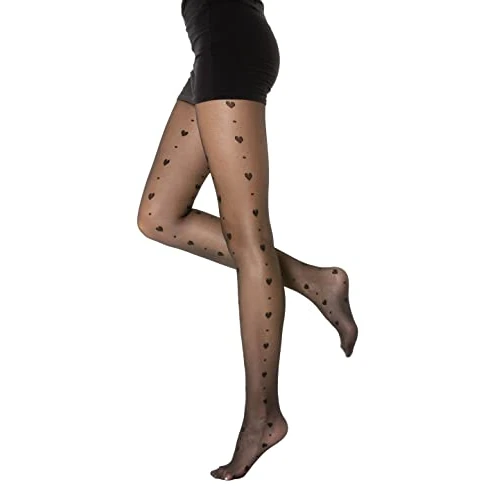 Oferta limitada: Gi&Gi Medias de fantasía con puntas, elegantes para mujer 40Den Extra Comfort Buena Quanlidad Made in Italy N.1584, Negro , S/M de 10.99 EUR a 10.44 EUR (ahorro 5%)