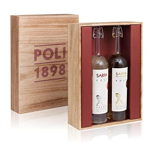 Offerta a tempo: Poli, Astuccio Legno contenente 1 Sarpa"Baby" 700 ml & 1 Sarpa Oro"Baby" 700 ml - 44% da 66.00 € a 36.72 €