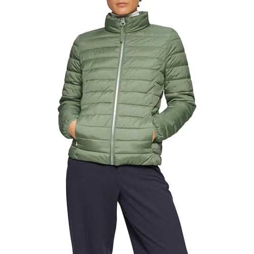 Offerta a tempo: s.Oliver Donna 120.11.899.16.150.2116407 Giacca a maniche lunghe Regular Fit, Cachi/Oliva, 34 - 7.16% da 68.28 € a 63.39 €
