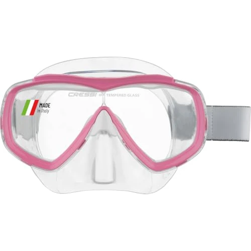 Offerta a tempo: Cressi Maschera Estrella JR CINT TES TRASP/Rosa - 29% da 34.99 € a 24.79 €