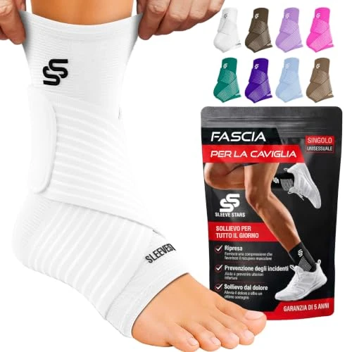 Oferta limitada: SS SLEEVE STARS Tobillera de compresión - Alivio de fascitis plantar y tendón de Aquiles, vendaje para el tobillo con correa ajustable I Tobillera I Vendaje para el pie para derecha o izquierda (1 de 18.95 € a 18.95 € (ahorro 0.00%)