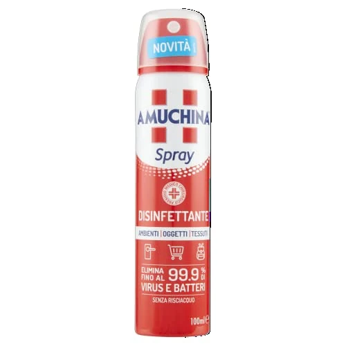 Offerta a tempo: Amuchina Spray Disinfettante Virucida per Ambienti, Oggetti e Tessuti — 35% da 3,79 € a 2,45 €