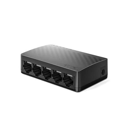 Offerta a tempo: Tenda Switch Gigabit 5 Porte, Switch Ethernet 10/100/1000 Mbps, Switch di Rete con Indicatore LED, Plug & Play, Mini Formato, Montaggio Desktop o a Parete (SG105) - 12% da 9.99 € a 8.79 €