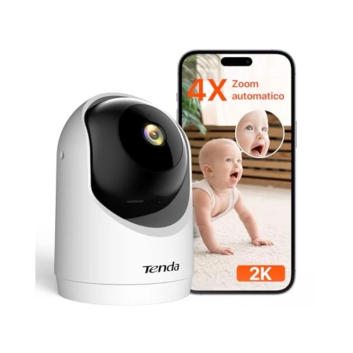 Oferta limitada: Tenda CP3V3.0 Cámara IP WiFi Vigilancia Interior 2K Cámara de Seguridad Domo 360°, Visión Nocturna 12M, Detección de Movimiento/Persona,Audio Bidireccional, 3MP Camara Vigilancia para Niños y Mascotas de 19.99 EUR a 14.24 EUR (ahorro 29%)