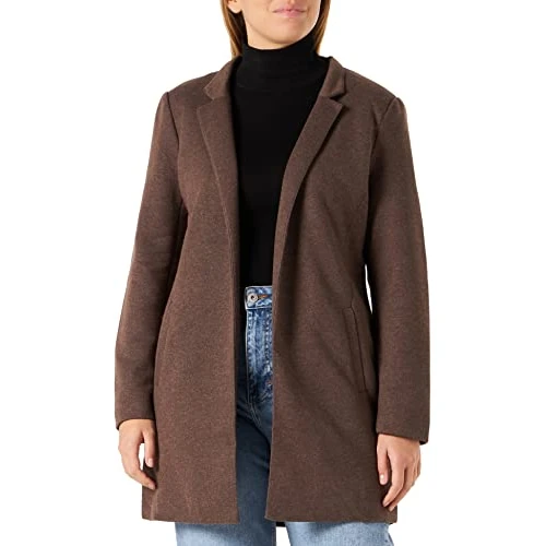 Offre limitee: Only ONLSOHO Coatigan OTW Noos, Blazer aux Femmes, Hot Fudge/Detail:Melange, S de 54.99 EUR a 27.50 EUR (economie 50%)