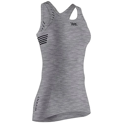 Tijdelijke aanbieding: X-BIONIC Dames Invent 4.0 Light Singlet Heren T-Shirt, Grijs Melange/Antraciet, XS van 100.02 EUR naar 100.02 EUR (korting 0%)
