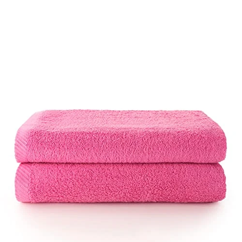 Zeitlich begrenztes Angebot: Top Towel - Plus - Große Badetücher - Badetücher - 2 Duschtücher - 70x140 cm - 100 % Baumwolle - Erdbeer von 18.45 € auf 18.45 € (0.00% Rabatt)