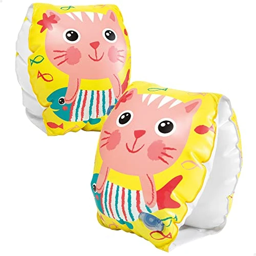 Offerta a tempo: Intex 56665EU - Braccioli Gonfiabili Gattini Felici, Vinile, Multicolore, 20x15 cm - 18% da 9.12 € a 7.51 €