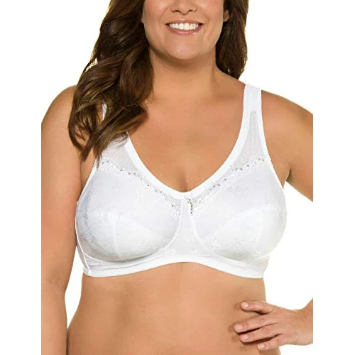 Ulla Popken Dames ontlastingsbeha, cup C-g beha, wit, 125C