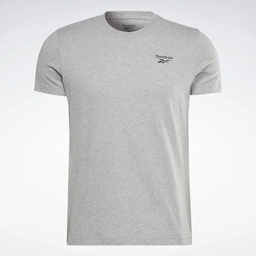 Limited-time offer: Reebok Men's Identity Classics T-Shirt, Medium Grey Heather, S from 11.40 GBP to 11.40 GBP (save 0%)