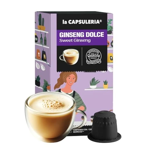 Limitiertes Angebot: GINSENG (160 Kapseln) kompatibel mit Nepresso, 16er Pack, 16x10 Kapseln (160 Portionen) - La Capsuleria von 51.20 EUR auf 51.20 EUR (Spare 0%)