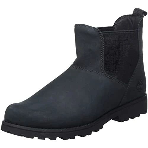 Offerta a tempo: Timberland Unisex Kid's Asphalt Trail Chelsea Boot (Youth) Chukka Boat, Nero corvino, 12.5 UK Child - 33% da 80.00 € a 53.40 €
