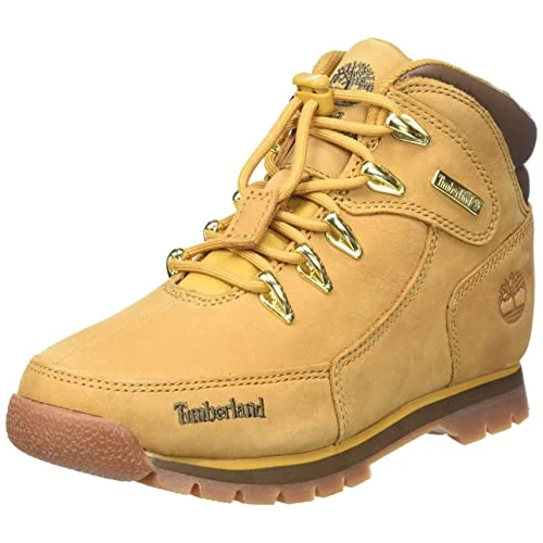 Oferta limitada: Timberland Euro Rock (Toddler), Chukka/Mid Unisex niños, Amarillo (Wheat Nubuck), 28 EU de 85.00 EUR a 41.00 EUR (ahorro 52%)