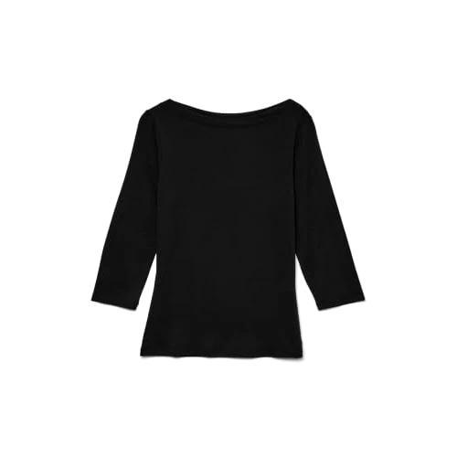 Offerta a tempo: Vero Moda Vmpanda Modal 3/4 Top Jrs Noos Maglietta, Black, XL Donna - 40% da 21.99 € a 13.29 €