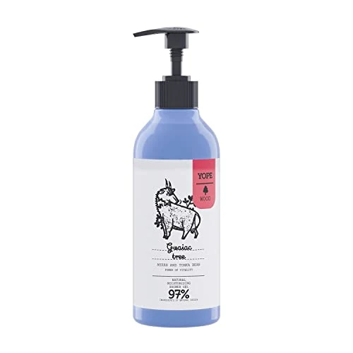 Offerta a tempo: YOPE Gel Doccia Idratante Naturale | Con Legno di Guaiaco, Mirra e Fava Tonka | Pelle Secca e Sensibile | Vegan | Dermatologicamente Testato | Cruelty-Free | 97% Ingredienti Naturali | 400 ml - 34% da 8.99 € a 5.90 €