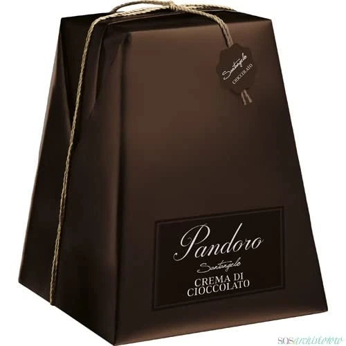 Offerta a tempo: Zeus Party Pandoro Artigianale Santangelo Crema di Cioccolato Linea Premium 900g - 37% da 31.85 € a 19.99 €