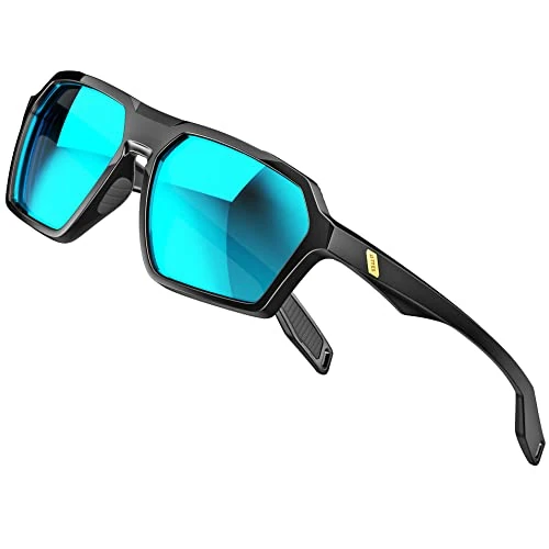 Begrenztes Angebot: ATTCL Polarisierte Sonnenbrille Herren Sportbrille mit UV-Schutz Hexagonal TR90 Rahmen von 27.00 EUR auf 21.60 EUR (Rabatt 20%)