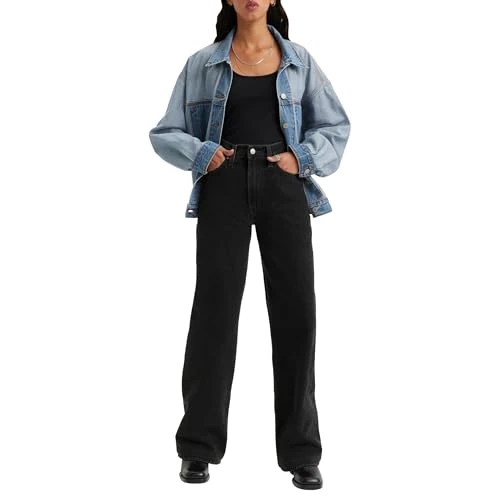 Zeitlich begrenztes Angebot: Levi's Damen Ribcage Wide Leg Jeans, Rosie Posie, 25W / 32L von 77.95 € auf 77.95 € (0.00% Rabatt)