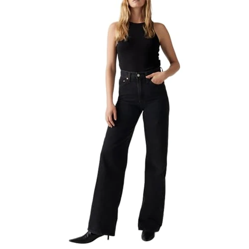Offerta a tempo: Levi's Ribcage Wide Leg, Pantaloni Donna, Rosie Posie, 30W / 32L - 0.00% da 129.95 € a 129.95 €