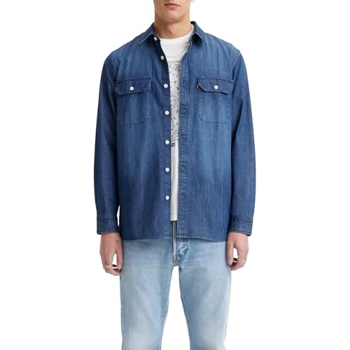 Limited-time offer: Levi's Men's Jackson Worker Shirt, Sterling Dark WASH, from 72.99 GBP to 21.48 GBP (save 71%)