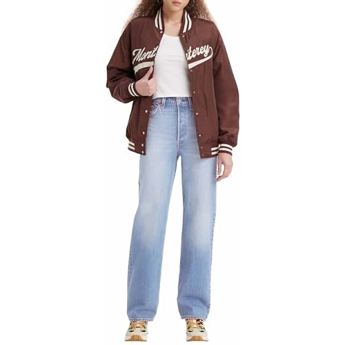 Levi's Ribcage Full Length, Jeans Donna, Samba Tango Light, 28W / 32L