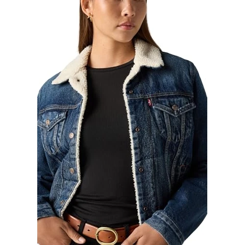 Offerta a tempo: Levi's Original Sherpa Trucker, Donna, That New New, L - 54% da 140.00 € a 63.92 €