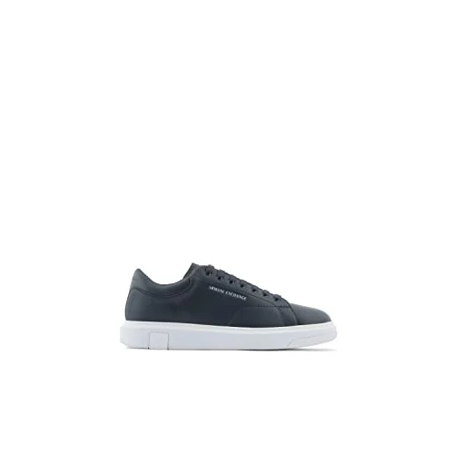 Limited offer: Armani Exchange Mens Thick Sole Leather Sneakers from 175.00 EUR to 85.23 EUR (save 51%)