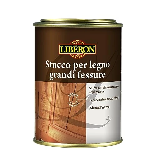 Libéron Stucco per Legno Grandi Fessure Noce Chiaro 200 ml