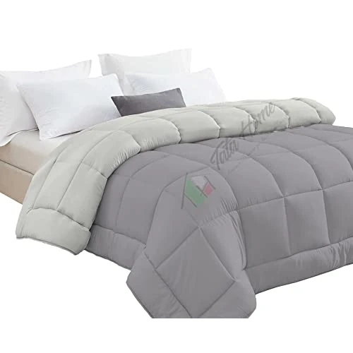 Offerta a tempo: Tata Home Trapunta Invernale Tinta Unita Double Face Singola Imbottita 350 gr/mq Piumone — 10% da 39,90 € a 36,00 €