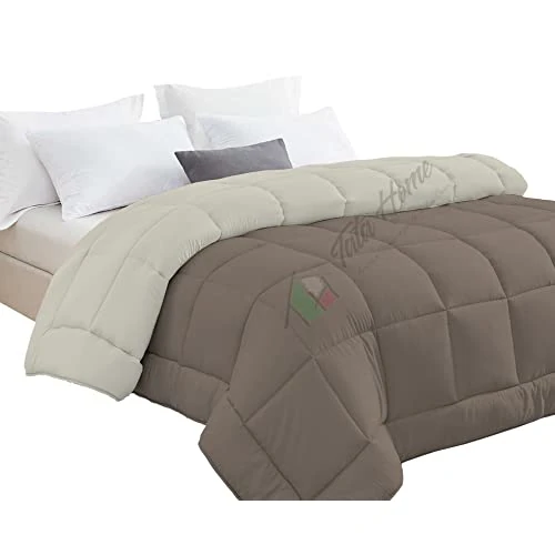 Offerta a tempo: Tata Home Trapunta Invernale Tinta Unita Double Face Matrimoniale Imbottita 350 gr/mq — 5% da 49,90 € a 47,40 €