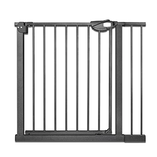 Zeitlich begrenztes Angebot: Froadp Türschutzgitter Treppengitter Baby ohne bohren Türgitter Treppen Absperrgitter automatisch Gittertür für Kindersicherheit (Schwarz, 85-95cm) von 43.99 € auf 43.99 € (0.00% Rabatt)