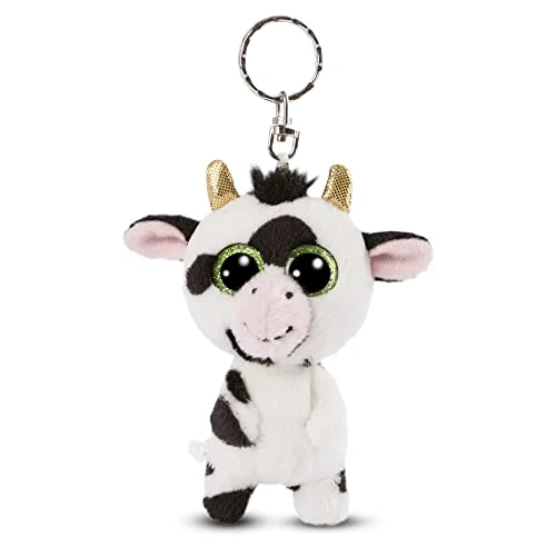 Offerta a tempo: NICI Glubschis: L'Originale – Portachiavi Glubschis mucca Moolon 9cm – Ciondolo di peluche per cordini, zaini, portachiavi e tiralampo – Ciondoli per borsa - 17% da 5.42 € a 4.49 €