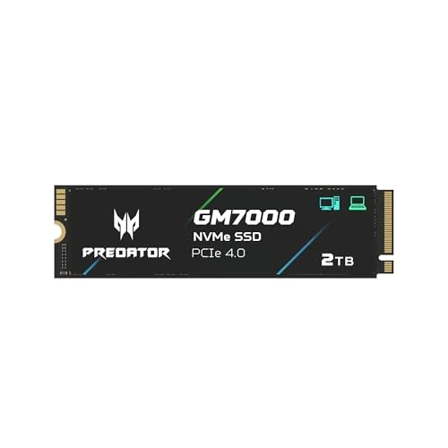 Offre limitée : Acer Predator GM7000 SSD 2 to - Jusqu’à 7400 Mo/s en Lecture - M.2 2280 NVMe PCIe Gen4 avec Cache DRAM, SSD Interne de 259.99 € à 259.99 € (0.00% de remise)