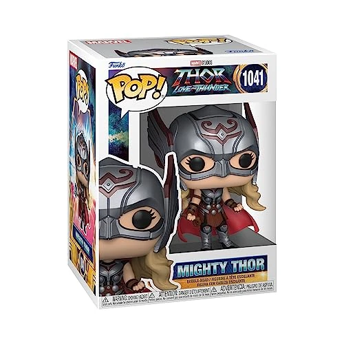 Oferta limitada: Funko Pop! Marvel: Thor: Love and Thunder - Mighty Thor - Figura de Vinilo Coleccionable - Idea de Regalo- Mercancia Oficial - Juguetes para Niños y Adultos - Movies Fans - Muñeco para Coleccionistas de 16.00 EUR a 10.22 EUR (ahorro 36%)